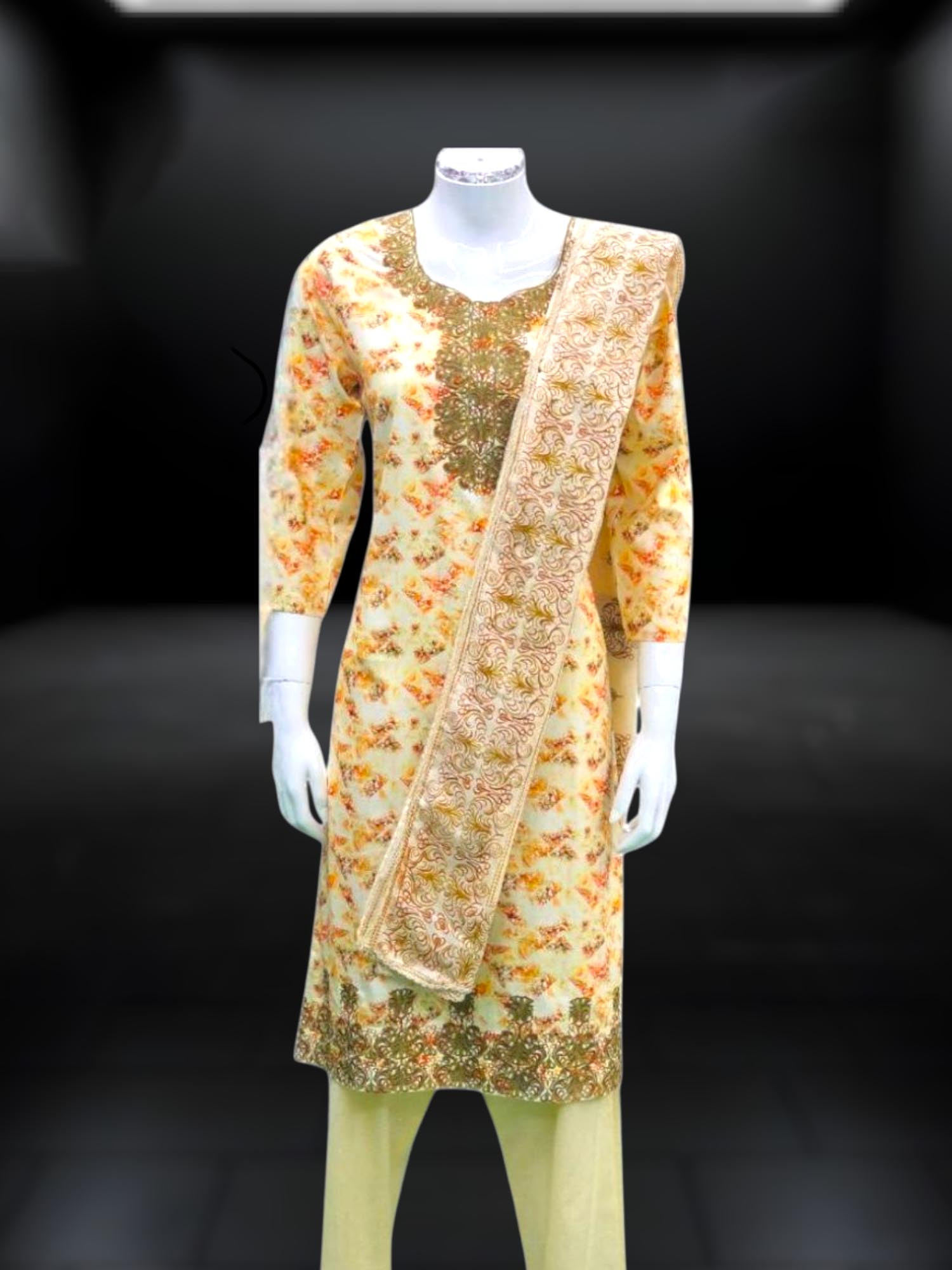 অরেঞ্জ কালার থ্রী-পিস/টু-পিস [কোড-৭২০t]